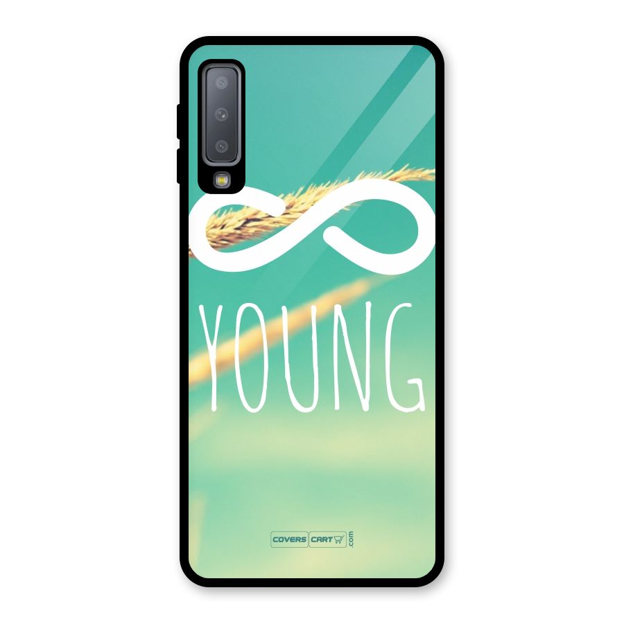 Infinity Young Glass Back Case for Galaxy A7 (2018)