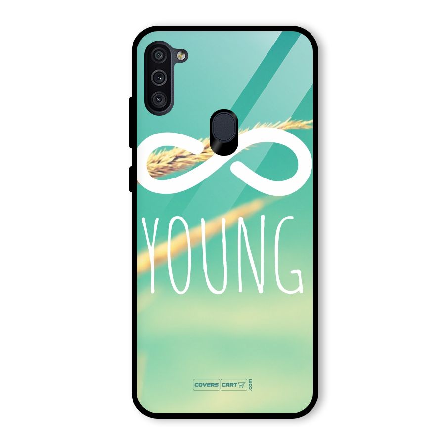 Infinity Young Glass Back Case for Galaxy M11