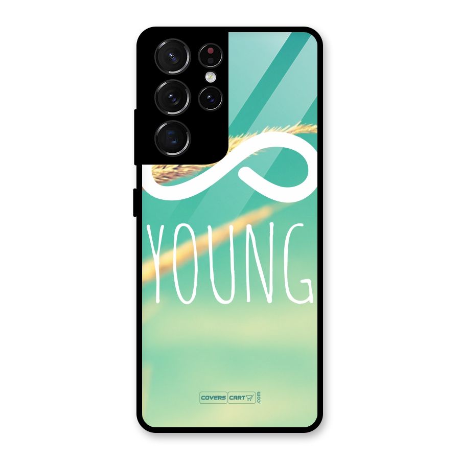 Infinity Young Glass Back Case for Galaxy S21 Ultra 5G
