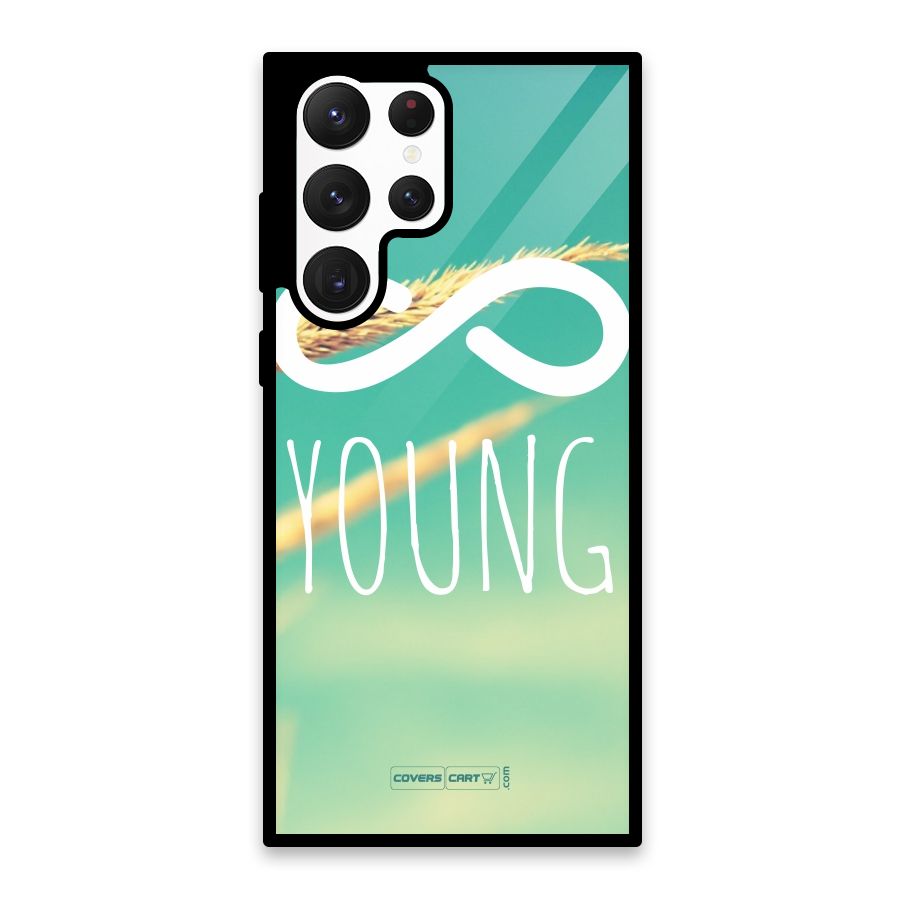 Infinity Young Glass Back Case for Galaxy S22 Ultra 5G