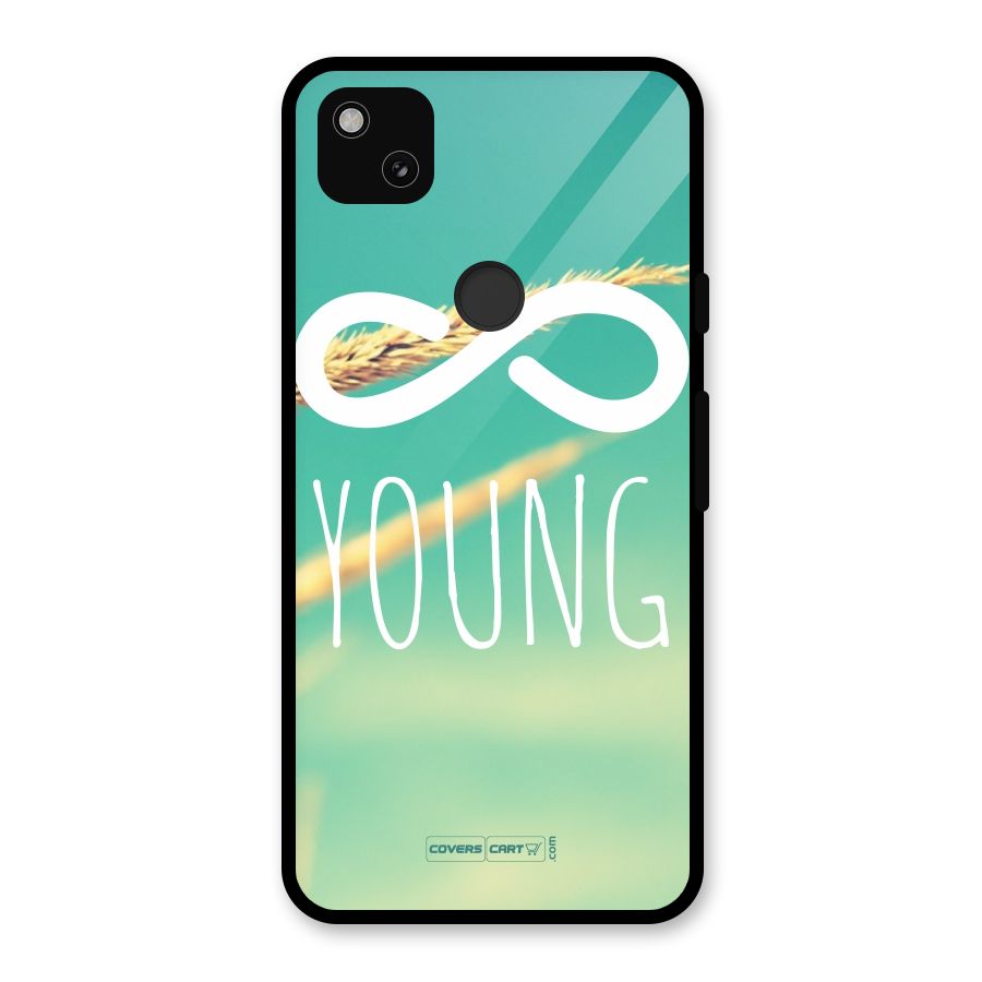 Infinity Young Glass Back Case for Google Pixel 4a