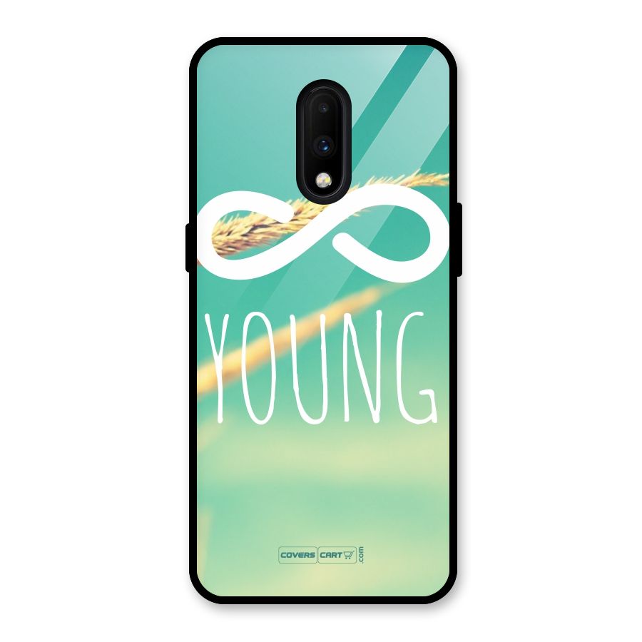 Infinity Young Glass Back Case for OnePlus 7