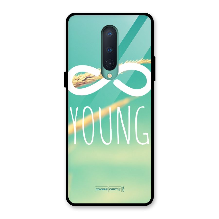 Infinity Young Glass Back Case for OnePlus 8