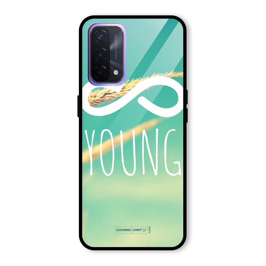 Infinity Young Glass Back Case for Oppo A74 5G