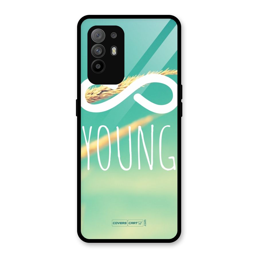 Infinity Young Glass Back Case for Oppo F19 Pro Plus 5G