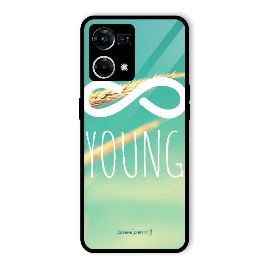 Infinity Young Glass Back Case for Oppo F21 Pro 4G