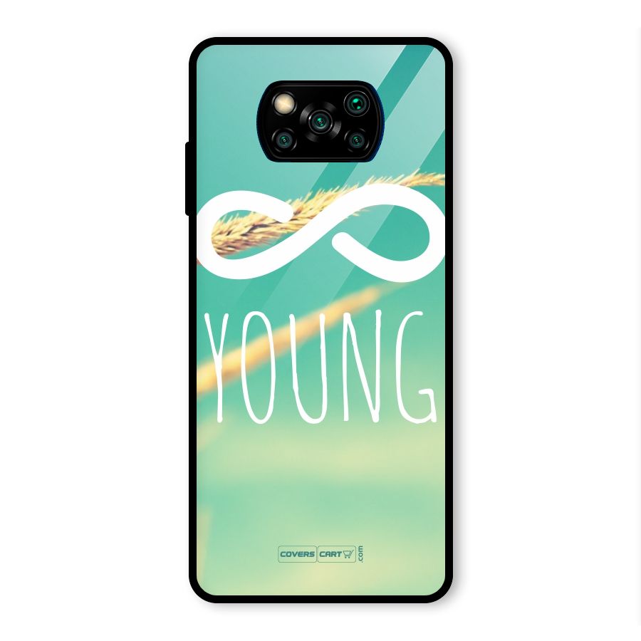 Infinity Young Glass Back Case for Poco X3 Pro