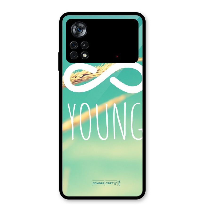 Infinity Young Glass Back Case for Poco X4 Pro 5G