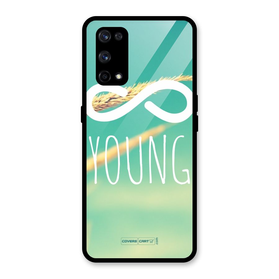 Infinity Young Glass Back Case for Realme X7 Pro