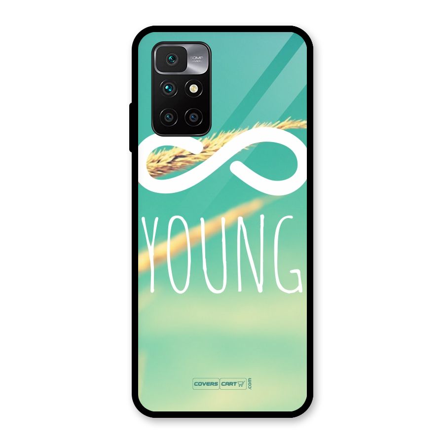 Infinity Young Glass Back Case for Redmi 10 Prime
