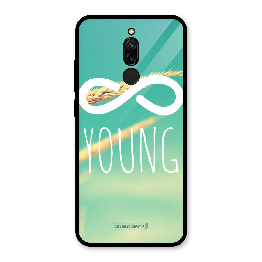 Infinity Young Glass Back Case for Redmi 8