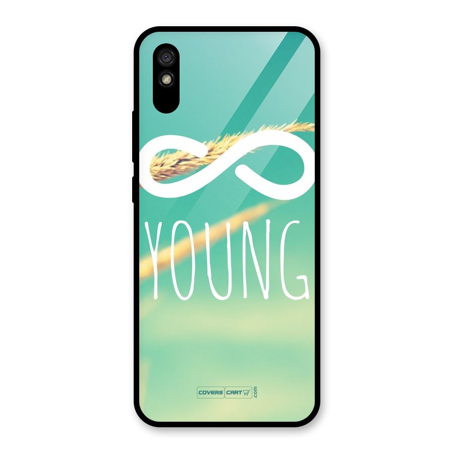 Infinity Young Glass Back Case for Redmi 9i