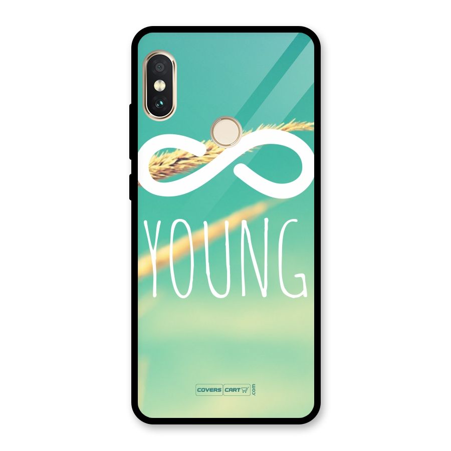 Infinity Young Glass Back Case for Redmi Note 5 Pro