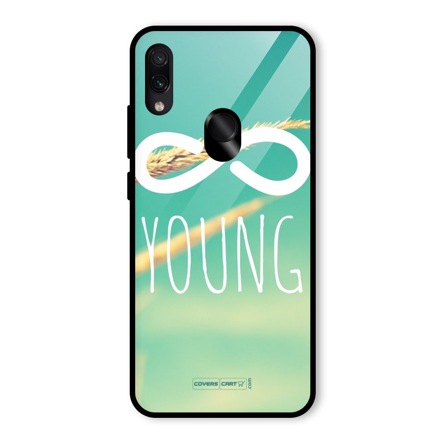 Infinity Young Glass Back Case for Redmi Note 7 Pro