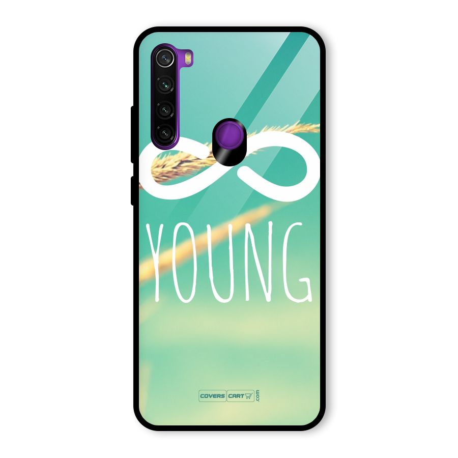 Infinity Young Glass Back Case for Redmi Note 8