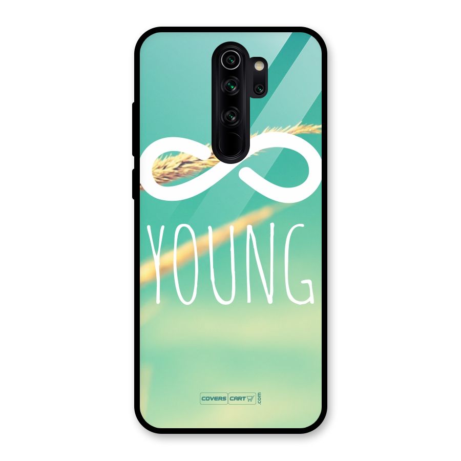 Infinity Young Glass Back Case for Redmi Note 8 Pro