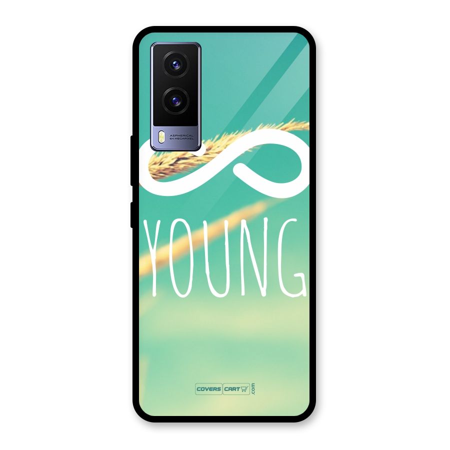 Infinity Young Glass Back Case for Vivo V21e 5G