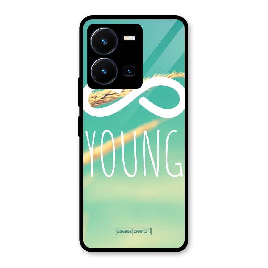 Infinity Young Glass Back Case for Vivo Y35