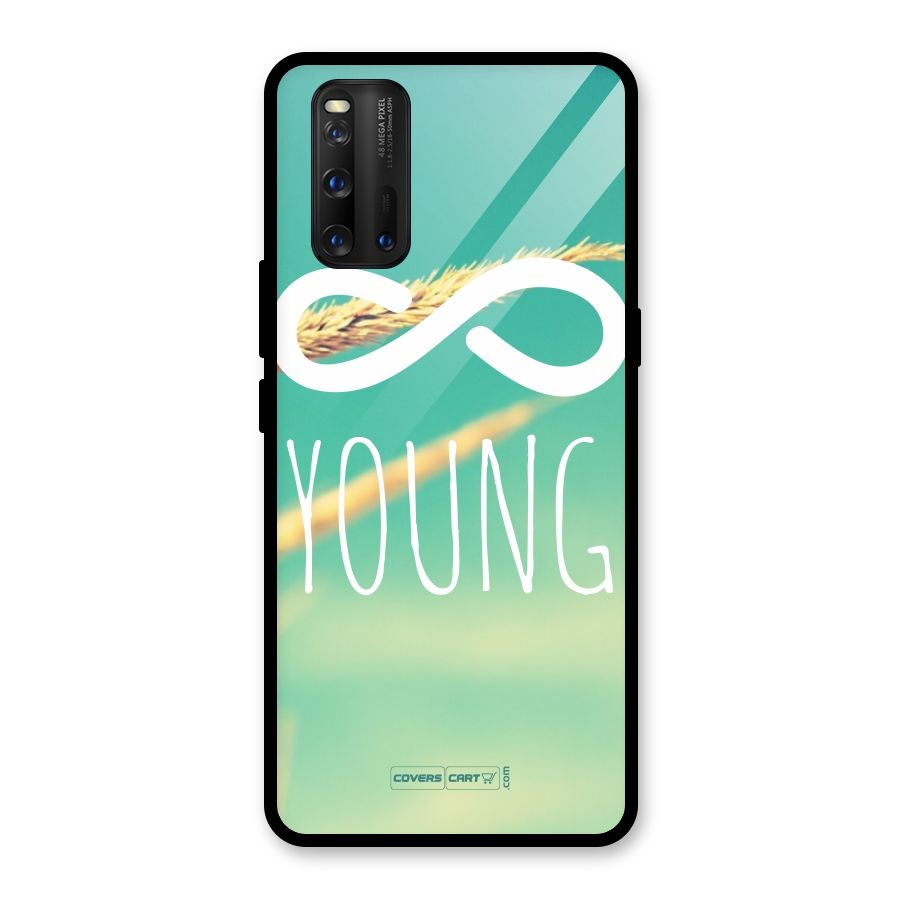 Infinity Young Glass Back Case for Vivo iQOO 3