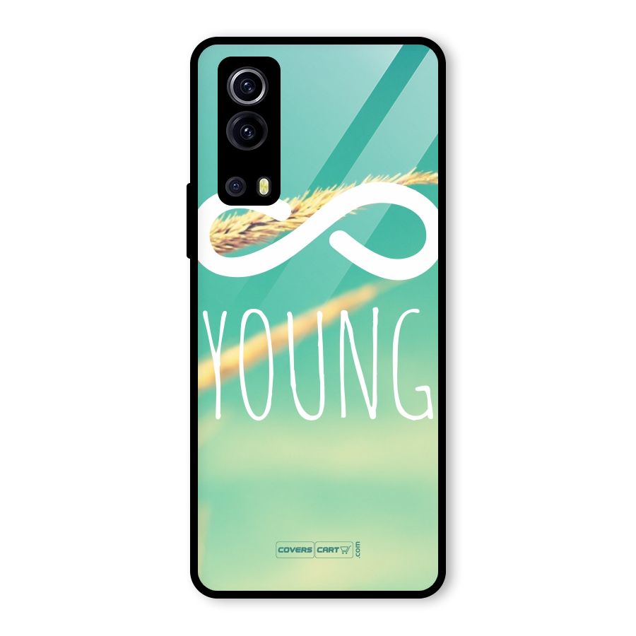 Infinity Young Glass Back Case for Vivo iQOO Z3