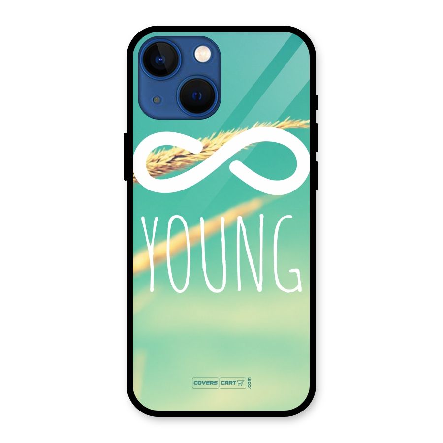 Infinity Young Glass Back Case for iPhone 13 Mini