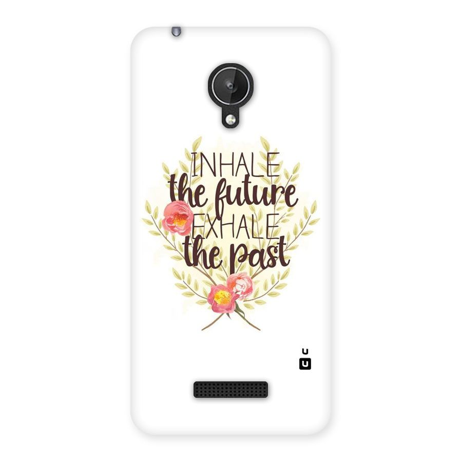 Inhale Future Back Case for Micromax Canvas Spark Q380