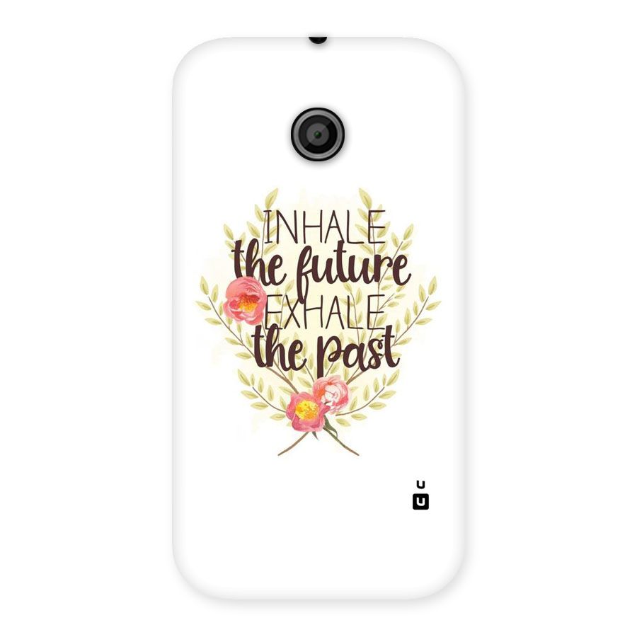Inhale Future Back Case for Moto E