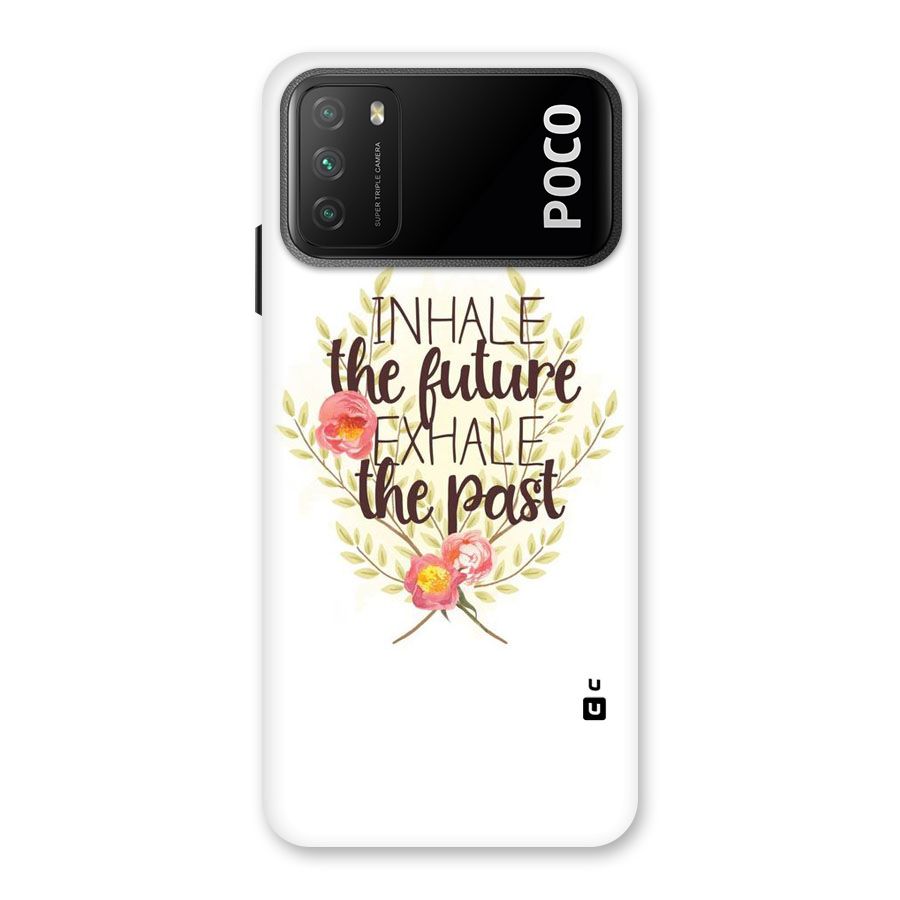 Inhale Future Back Case for Poco M3