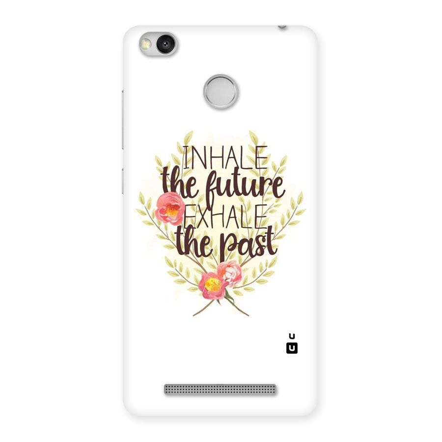 Inhale Future Back Case for Redmi 3S Prime