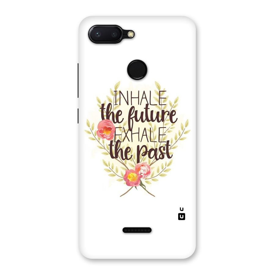 Inhale Future Back Case for Redmi 6