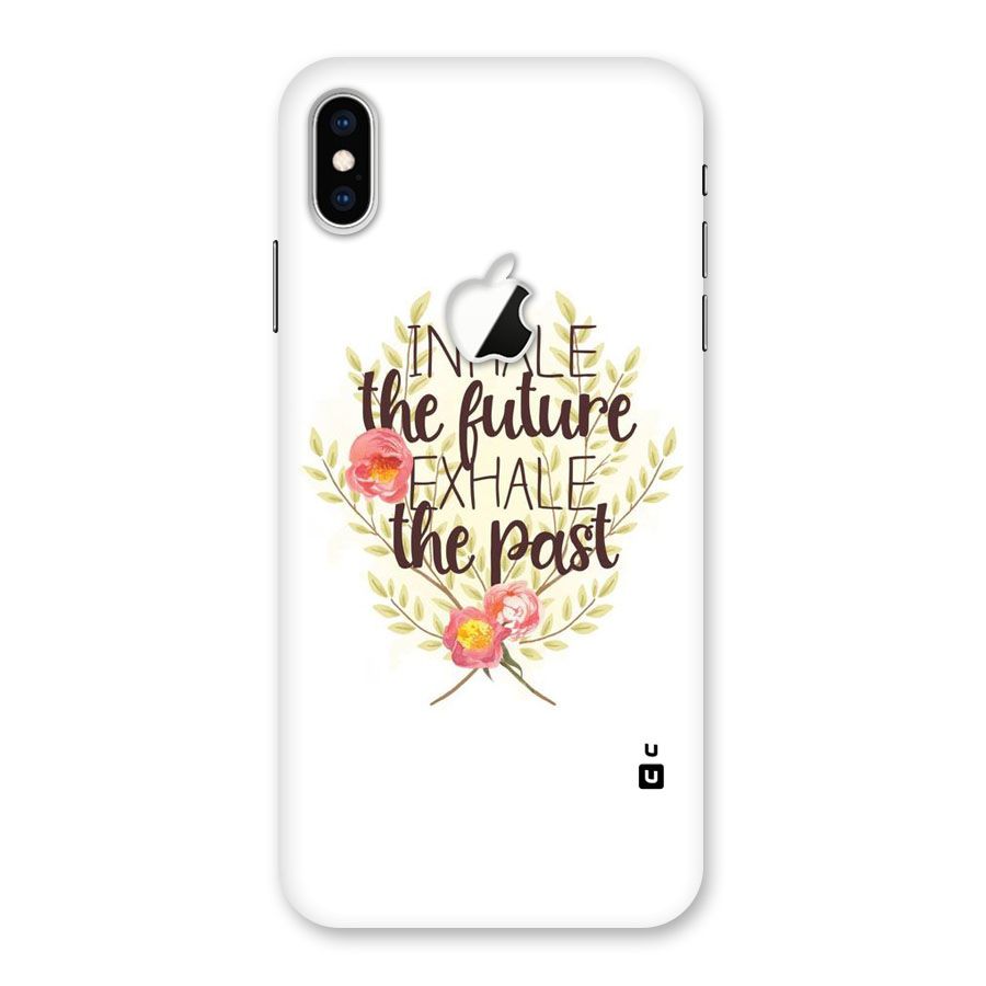Inhale Future Back Case for iPhone XS Max Apple Cut