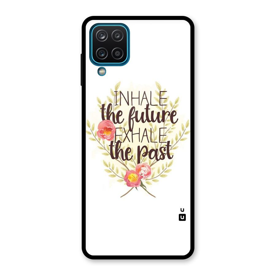 Inhale Future Glass Back Case for Galaxy A12