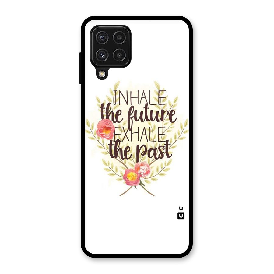 Inhale Future Glass Back Case for Galaxy A22 4G