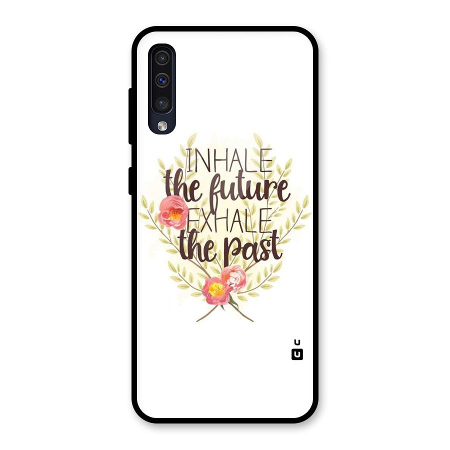 Inhale Future Glass Back Case for Galaxy A50