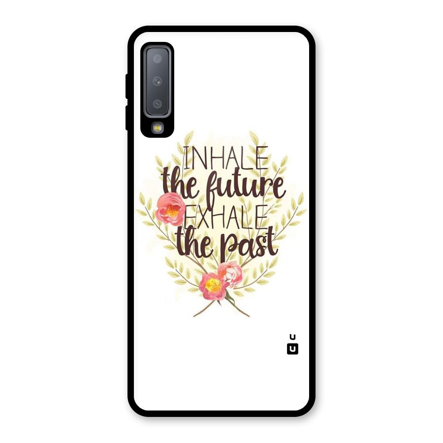 Inhale Future Glass Back Case for Galaxy A7 (2018)
