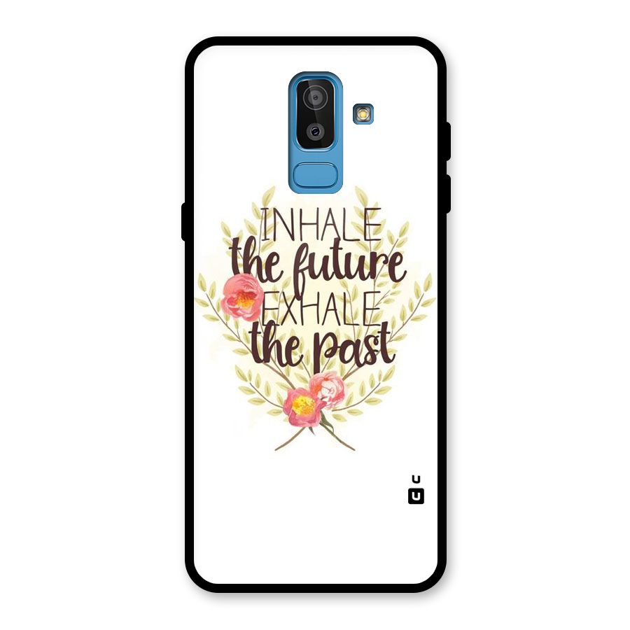 Inhale Future Glass Back Case for Galaxy J8