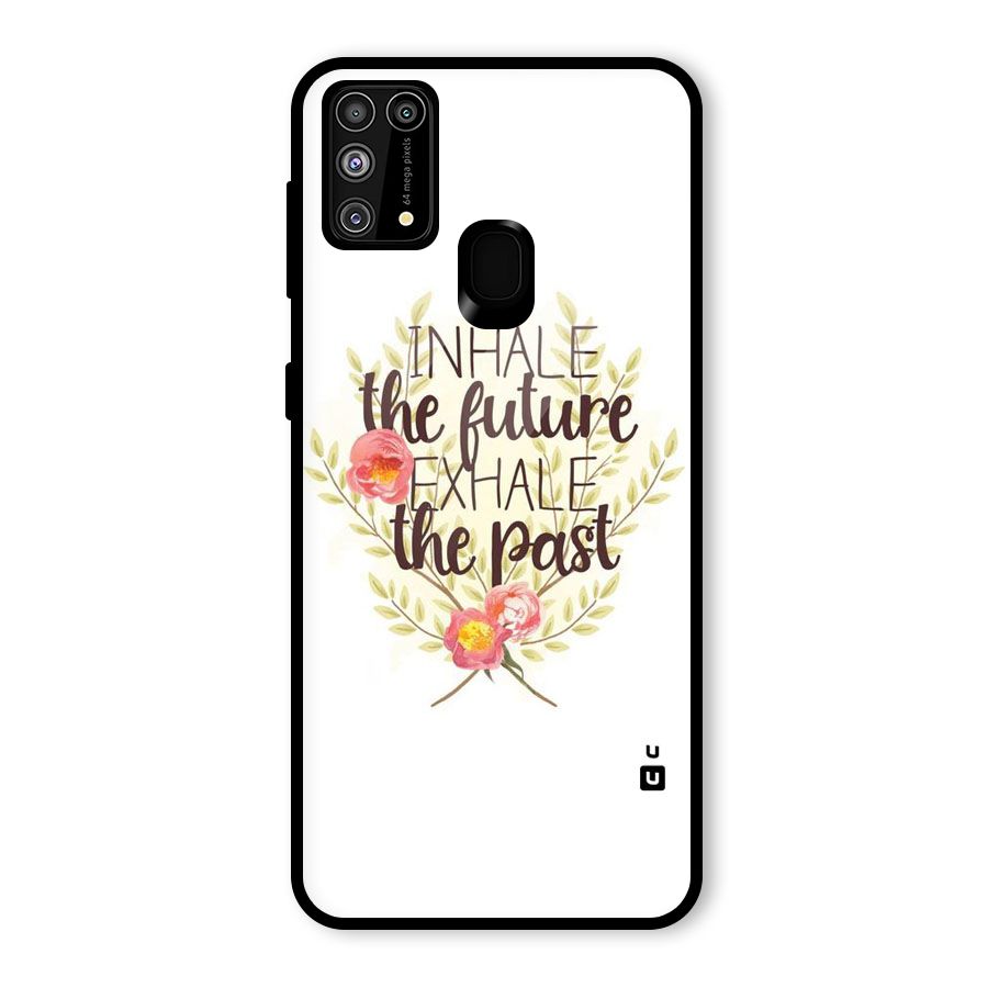 Inhale Future Glass Back Case for Galaxy M31