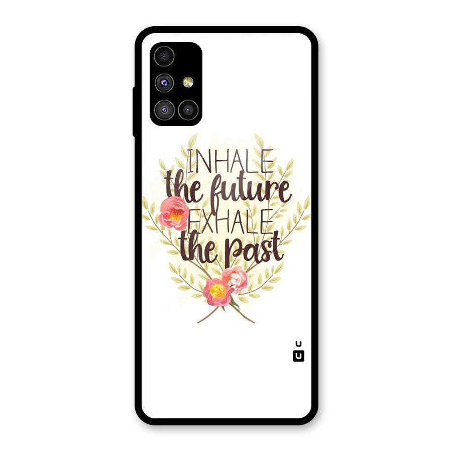 Inhale Future Glass Back Case for Galaxy M51
