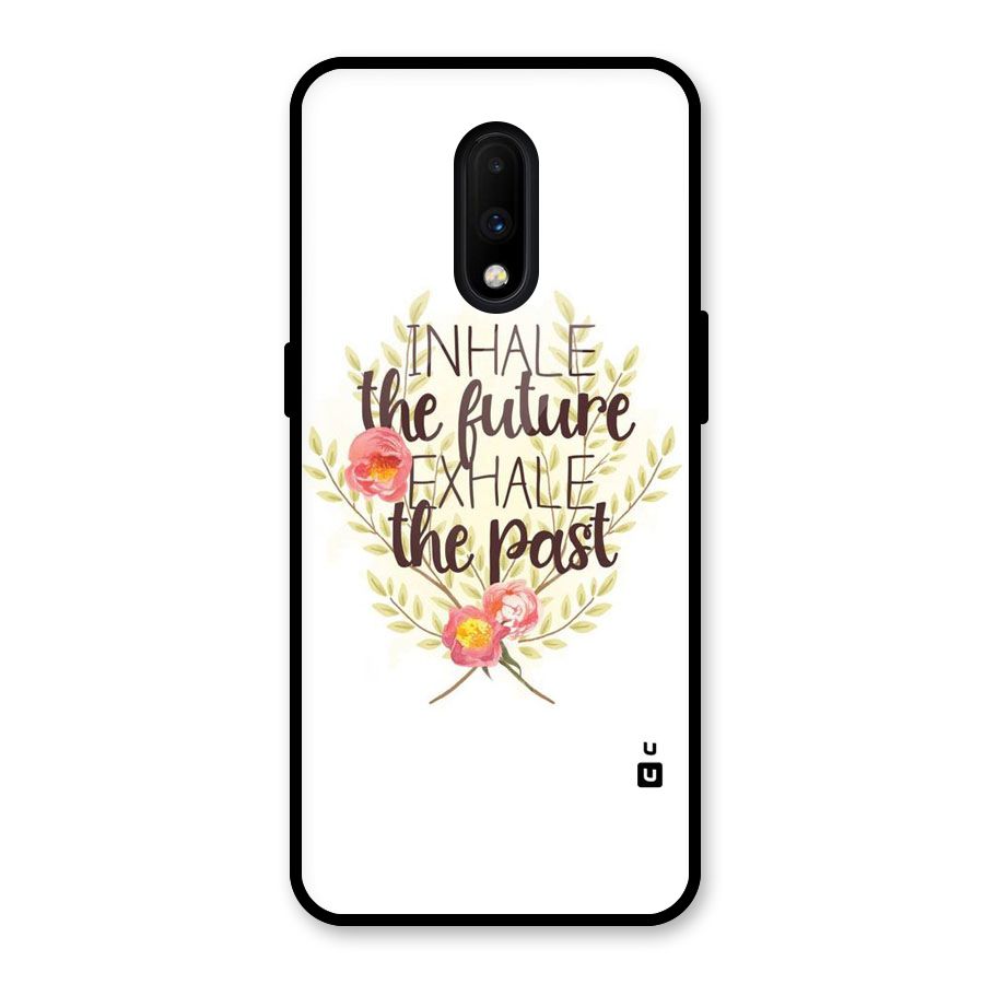 Inhale Future Glass Back Case for OnePlus 7