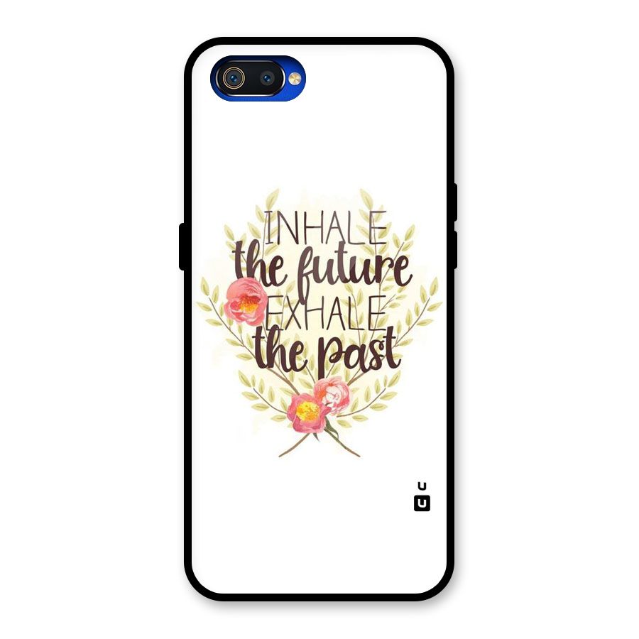 Inhale Future Glass Back Case for Realme C2