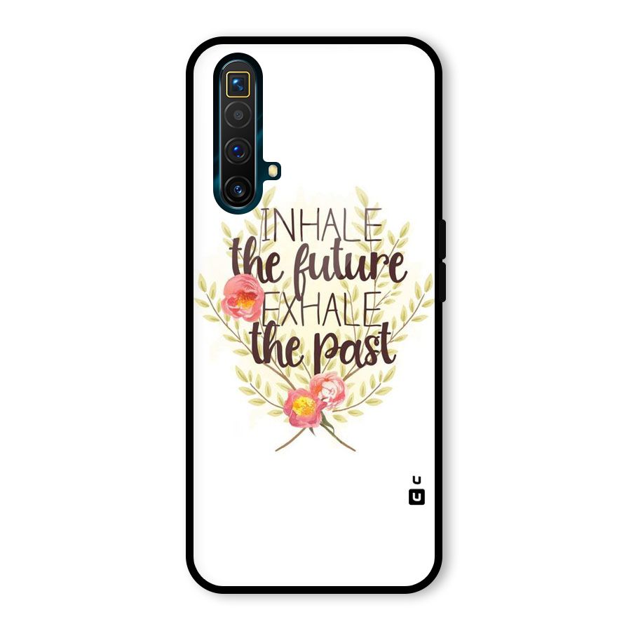 Inhale Future Glass Back Case for Realme X3