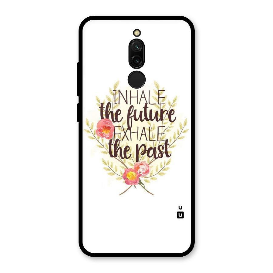 Inhale Future Glass Back Case for Redmi 8