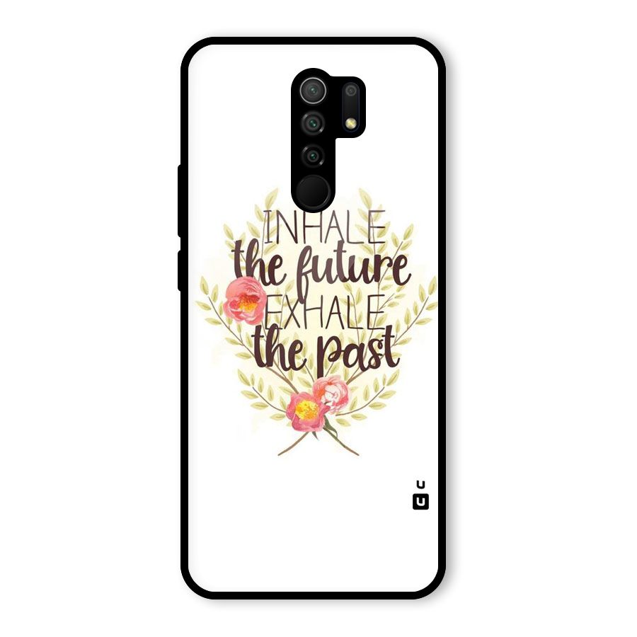 Inhale Future Glass Back Case for Redmi 9 Prime