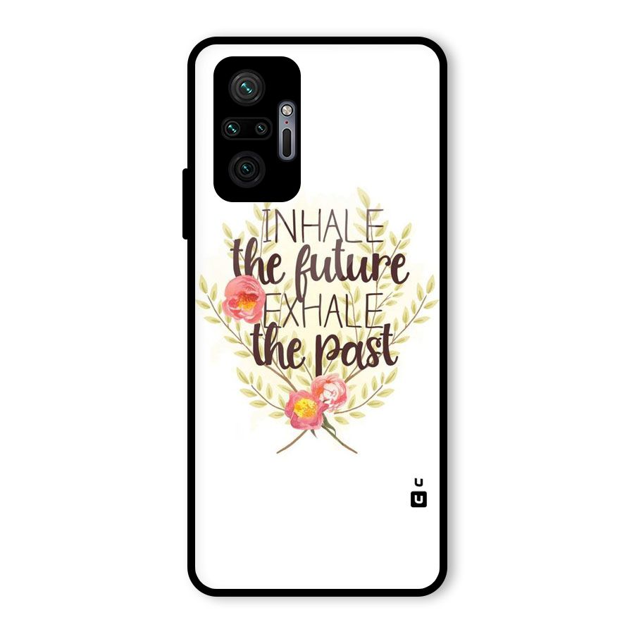 Inhale Future Glass Back Case for Redmi Note 10 Pro Max