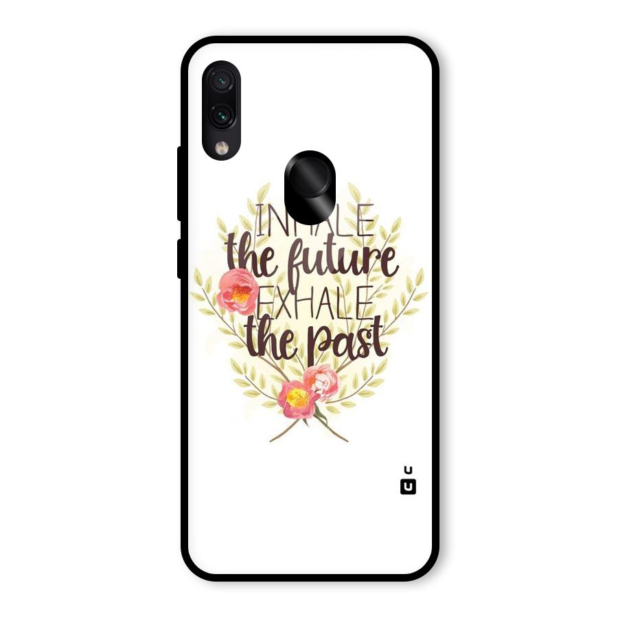 Inhale Future Glass Back Case for Redmi Note 7 Pro
