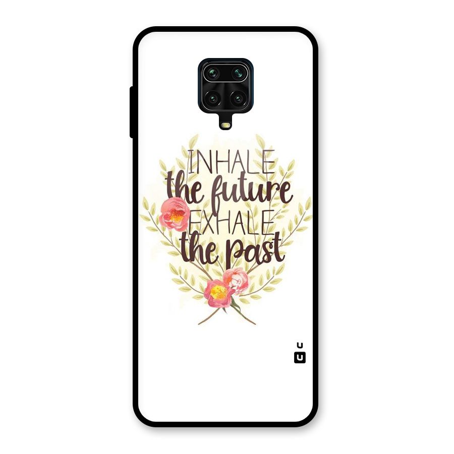 Inhale Future Glass Back Case for Redmi Note 9 Pro Max