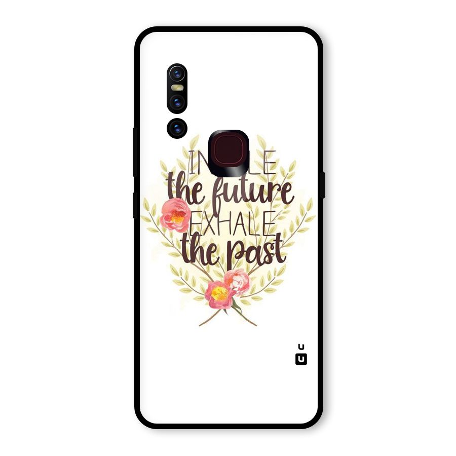 Inhale Future Glass Back Case for Vivo V15