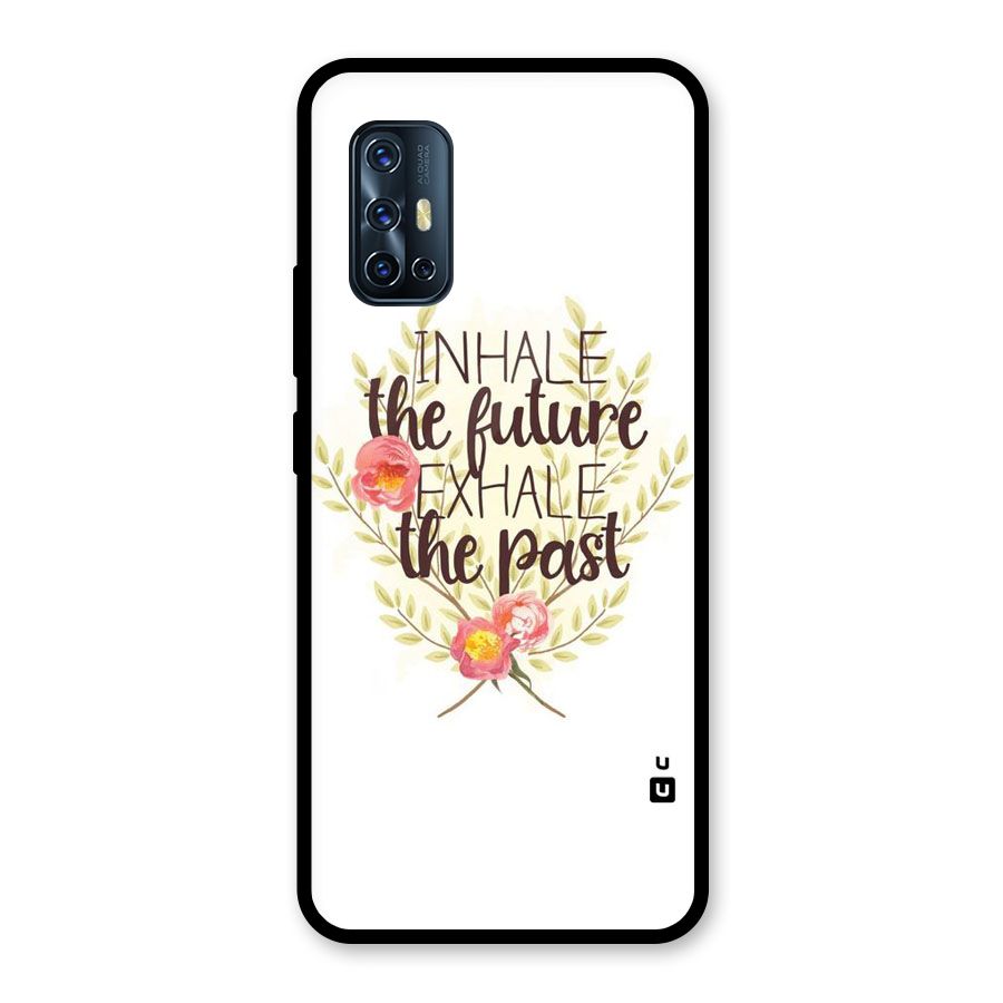 Inhale Future Glass Back Case for Vivo V17