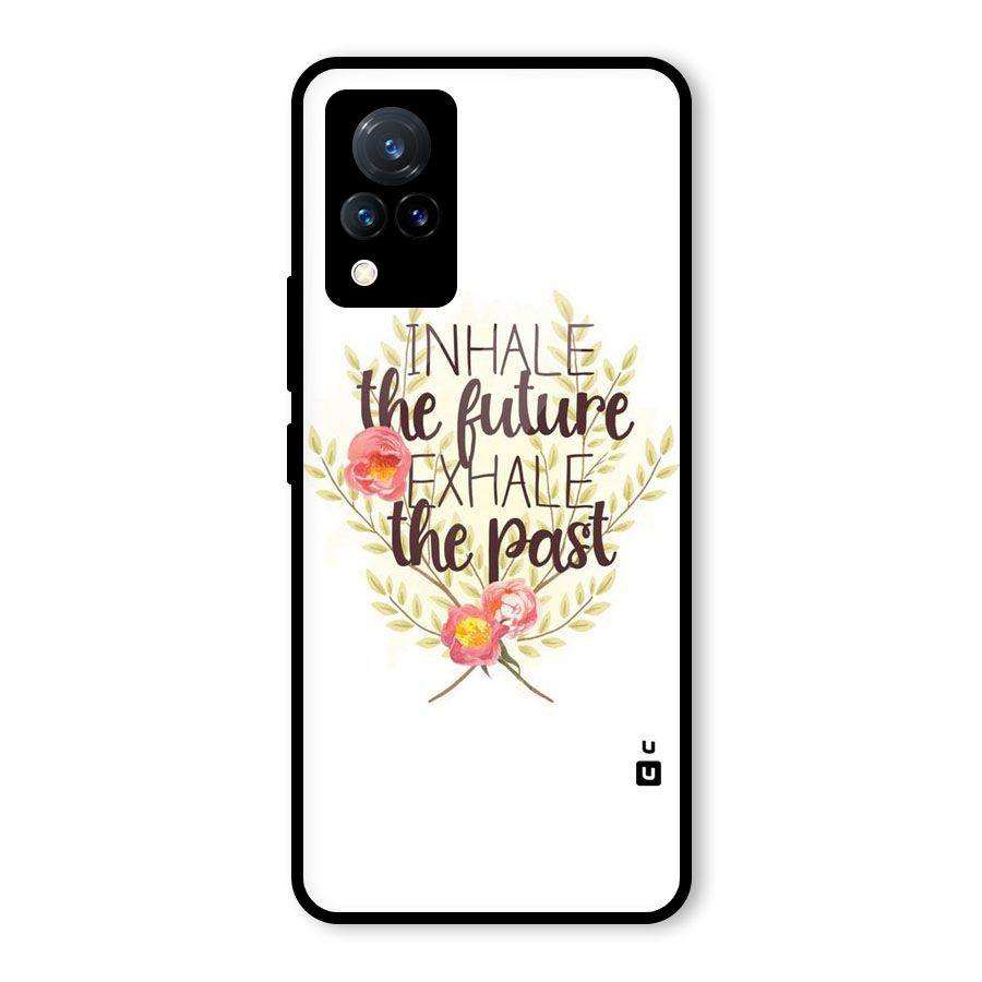Inhale Future Glass Back Case for Vivo V21 5G
