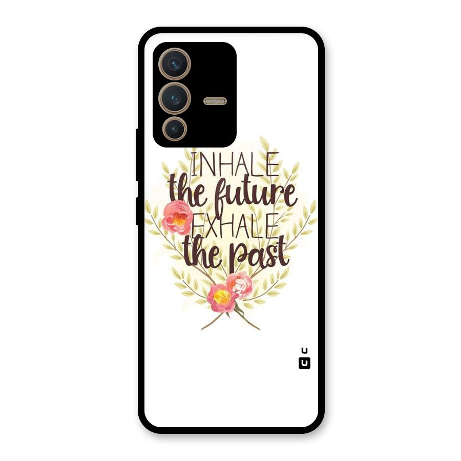 Inhale Future Glass Back Case for Vivo V23 5G